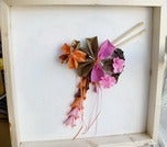 Image of Origami Paper Pinwheel: Framed Origami Shadowbox