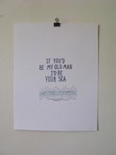 Image of OLD MAN AND THE SEA-PRINT