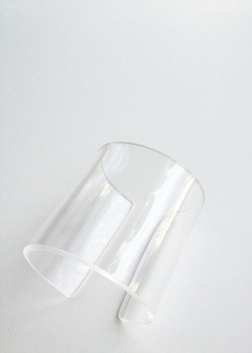 Image of clear cuff bracelet 