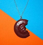 Image of Dollies Bitten Jaffa Cake Necklace
