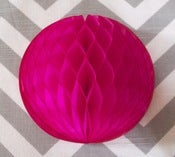 Image of Small Cerise Honeycomb Balls
