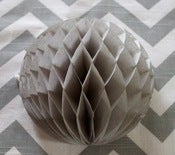 Image of Small Gray Honeycomb Ball