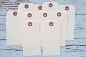 Image of Large Manila Parcel Tags