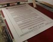Image of PERSONAL BACON TRACKER • 22.5 X 30 • SOLD OUT FOR NOW