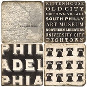 Image of Philadelphia coasters (group 2)