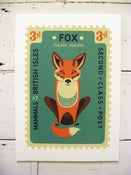 Image of Large Fox Stamp