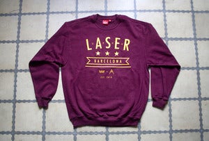 Image of Mar & Montaña Sweatshirt burgundy/maize