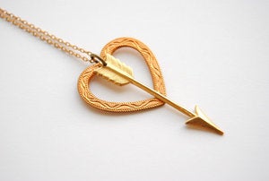 Vintage Heart & Arrow 