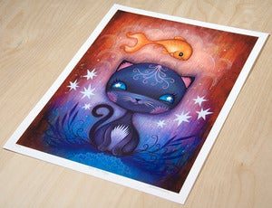 Image of Neko and Kingyo Limited Edition Print