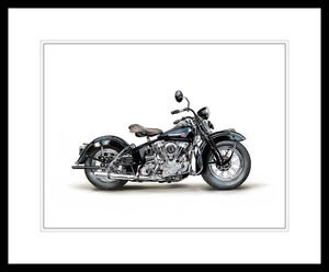 Image of 1946 Harley Davidson EL Knucklehead (Black) - Unframed