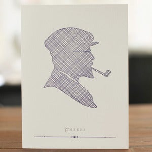 Image of Cheers Silhouette Card
