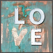 Image of copper love 24 x 24 