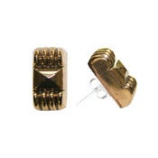 Image of Art deco glass button studs