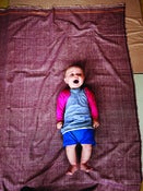 Image of KIDSCASE  basic organic shorts, blue