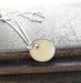 Image of Enamel Necklace - Butter Cream Yellow Enamel Pendant Necklace