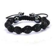 Image of Black on Black Swarovski Bracelet   HOT !!! NEW STYLE