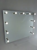 Image of LARGE Landscape Lightbulb Mirror | LED Bulbs
