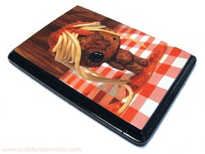 Image of "My Poor Meatball" mounted gicleee print