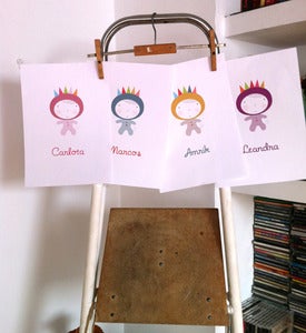 Image of Láminas personalizadas Minunsos- Customized prints