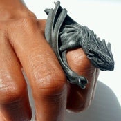 Image of Two-Claw; Horn Back Dragon Ring
