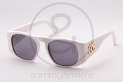 Image of Chanel 0003 White Quilted :: Vintage Sunglasses