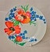 Image of Hand Drawn Floral Poppy Dinner Plate