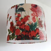 Image of Mintrose Patchwork Barkcloth Lampshade