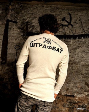 Image of SH171 SHTRAFBAT Vintage Military Thermal L/S Shirt 