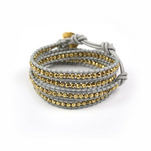Image of EUPHORIA Leather Wrap Bracelet