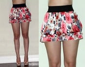Image of Floral Bubble Skirt