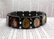 Image of Trendy All Saints Catholic Bracelet Black
