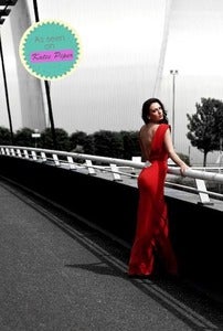 Image of Red Ava Dress