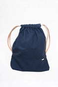 Image of Mens Drawstring Backpack - Navy