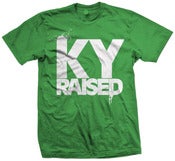 Image of KY Raised in Kelly Green & White