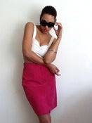 Image of Pink Suede Skirt 
