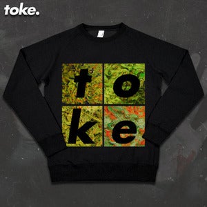 Image of Toke - Weed Boxes Sweatshirt
