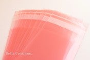 Image of Pink Mini Resealable Cello Bags - Set of 50