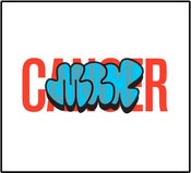 Image of MAD fillin over CANCER - BLUE 10 PACK