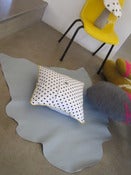 Image of ! NOUVEAU ! tapis cuir baby * pièces uniques * différents gris