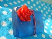 Image of Roses are Red, Resin is Blue BROOCH