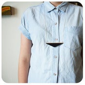 Image of Super Chevron Geometric Necklace