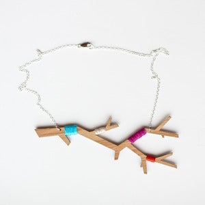 Image of Branch Necklace in Bamboo