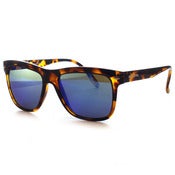 Image of Nulla Etica Sine Aeshtetica - Brown tortoise + blue multilayer mirrored lens