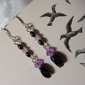 Image of Black Licorice Earrings