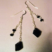 Image of Black Velvet Earrings