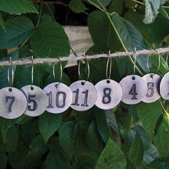 Image of Metal Wine Charms
