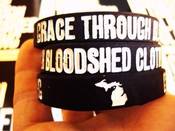 Image of Custom Grace Through Bloodshed Clothing Wristband
