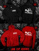 Image of LBB Zip Up Hoodie *available in Black or Red*