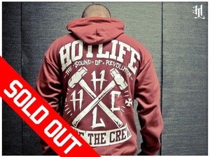 Image of *SOLD OUT* HOTLIFE - "WE'RE THE CREW ZIP UP" HOODIE