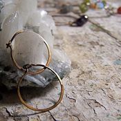 Image of Mini Hoops-Classic Brass